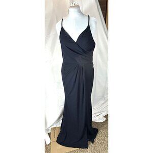 Simply Brand Dark Navy Blue Prom, Formal, Bridesmaid Dress, Long, Size 3X, NWT